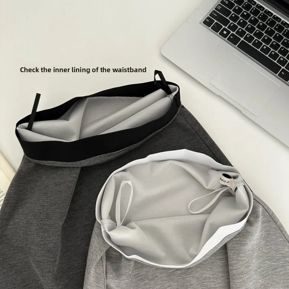 

Loose High Waist Skirt Women's Casual A-Line Skirt Korean Sle Commute Summer 2025 Draped Loose Versatile Simple Skirt