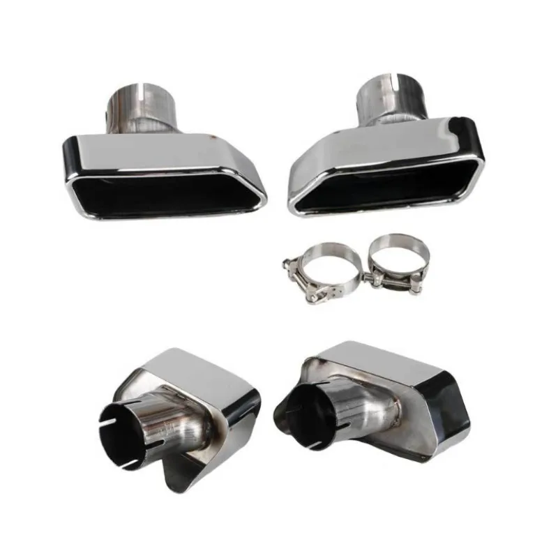 Car Exhaust Pipe For BMW F10 F11 F12 F13 535i 535d 640i 640d 550i GT 2011-2017 Square Tailpipe Muffler Body Kit Tuning Auto Part view 5