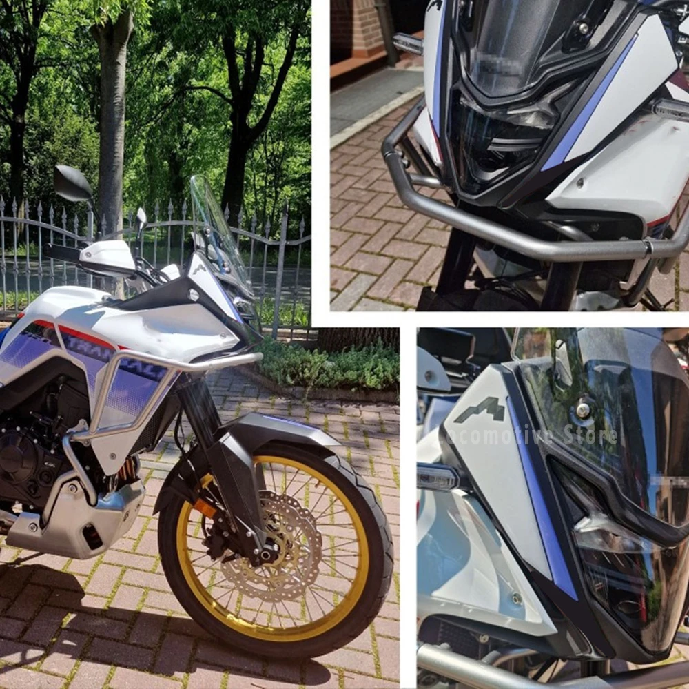 جديد Transalp XL750 ثلاثية الأبعاد راتنجات الايبوكسي مجموعة ملصقات لهوندا Transalp XL 750 TRANSALP 750 2023 حماية المصباح