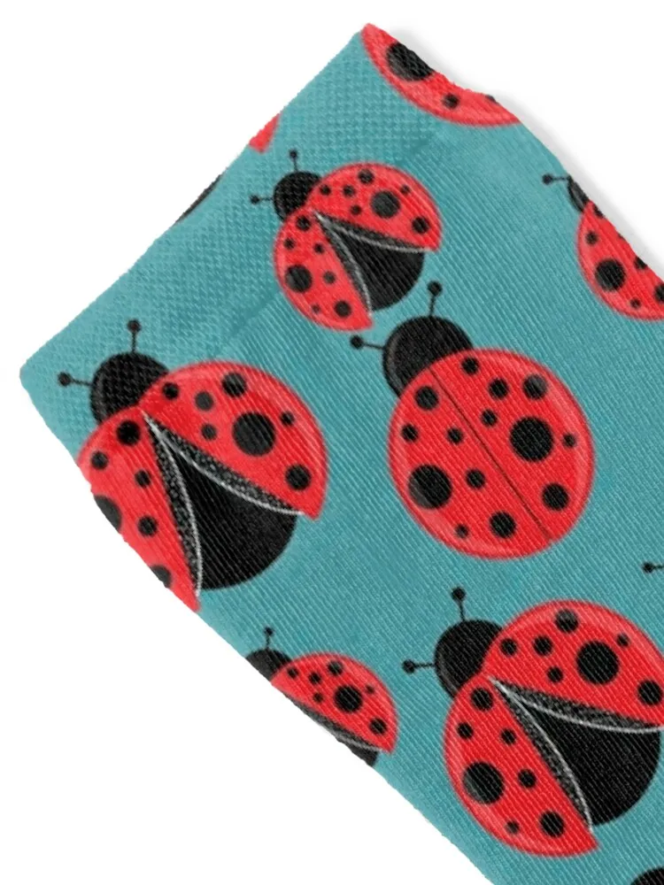 Ladybug Flying & Still Group Socks