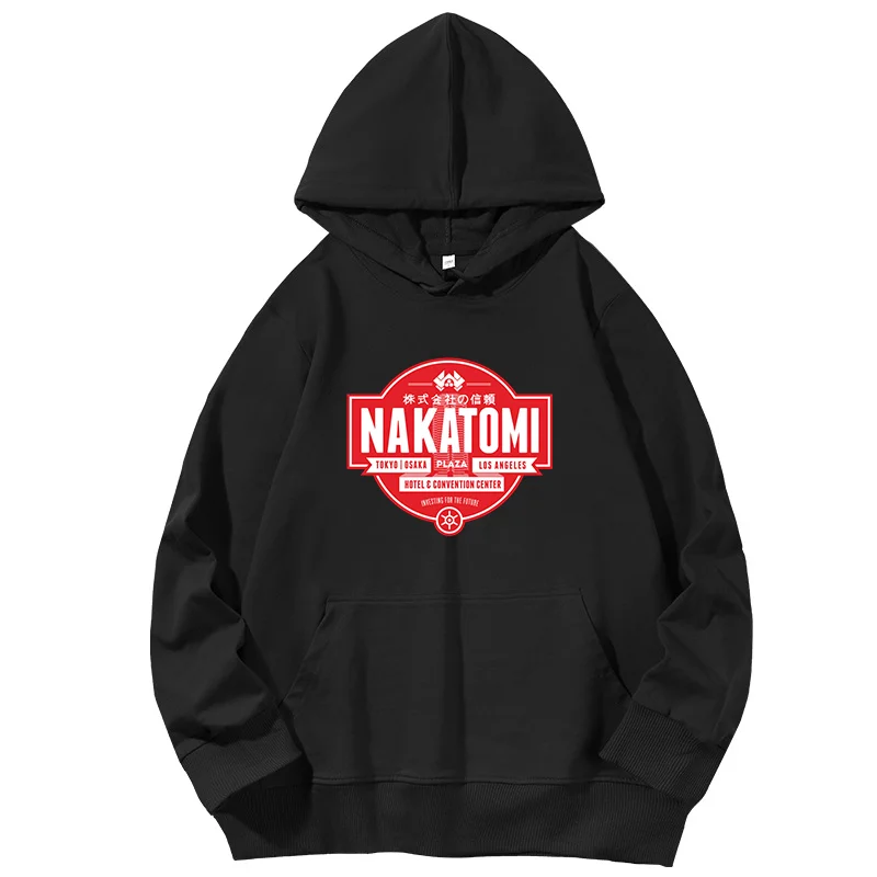 Nakatomi Plaza Die Hard Stirb Langsam John Mc Clane Movie Hooded Shirt graphic Hooded sweatshirts Spring Autumn Men's clothing