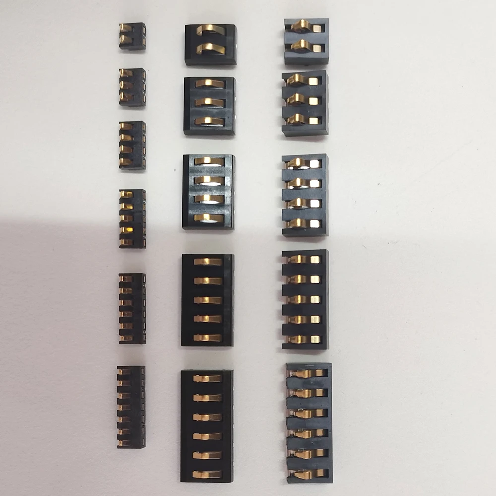 Batterie-Federklemmen-Steckverbinder 2 3 4 5 6 7 Pin BC35 BC45 BC70 4mm 4.25 2.54mm Rastermaß Batterie-Kontaktbuchse – Detail 4