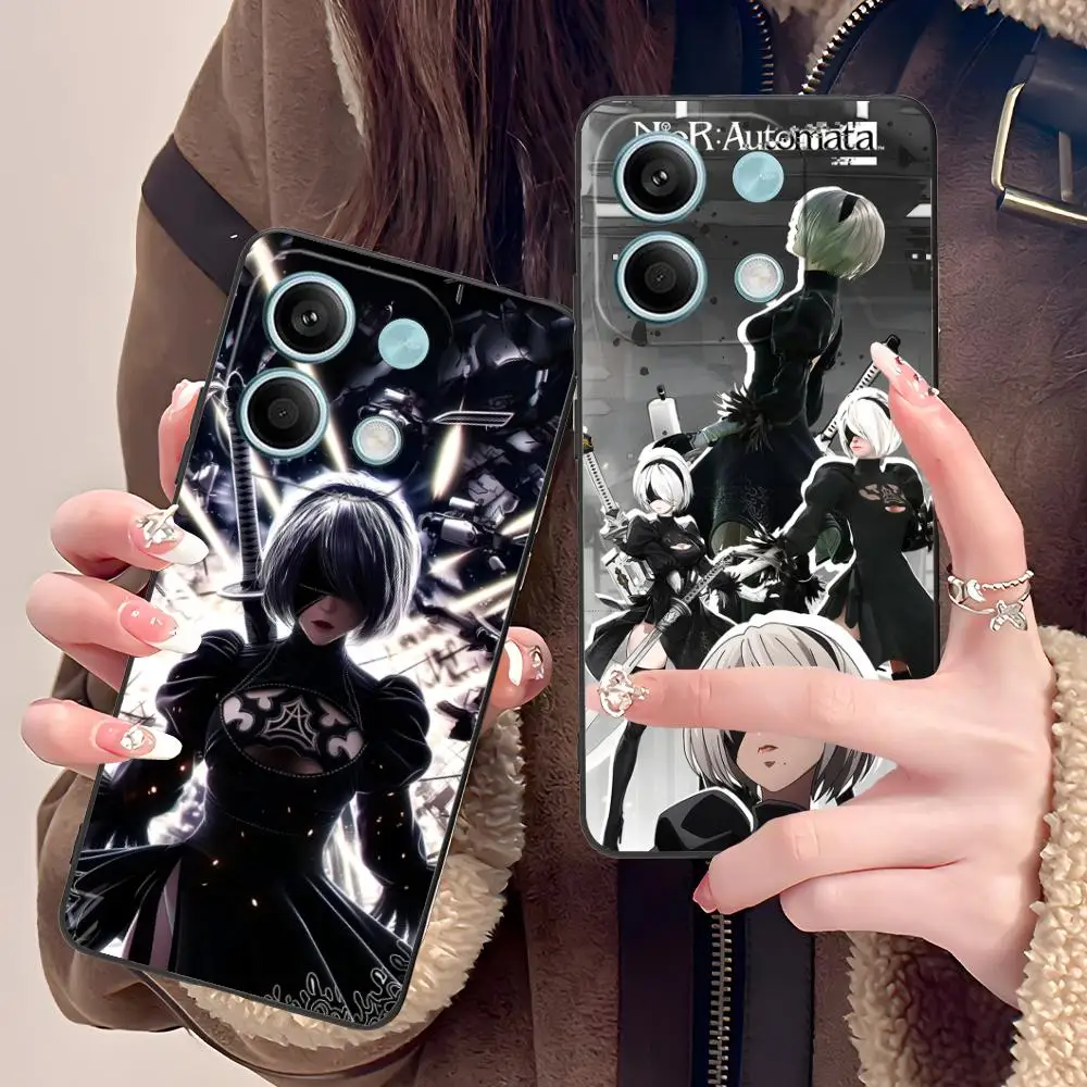 

Чехол для мобильного телефона Nier 2B Automata для POCO F7 F6 F5 F4 F3 F2 Pro GT C75 C71 C65 C61 C40 Pro, ультра красочный чехол с принтом, роскошный