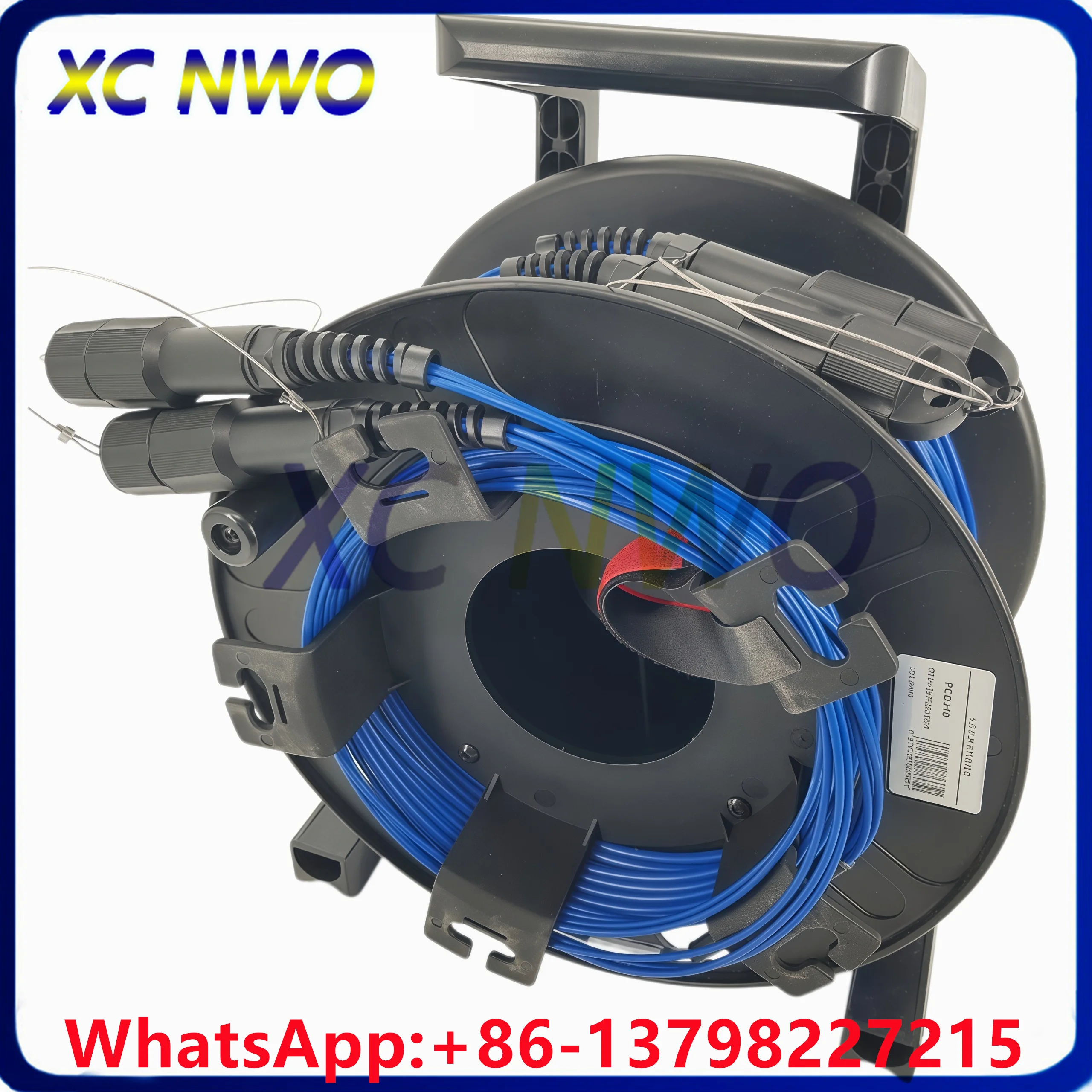 6cores 150M  SM G657A1,4.5mm PVC  Jacket,2*PDSC/UPC(3Core)-2*PDSC/UPC (1M from plug to Connector ) Cord With Reel PCD310