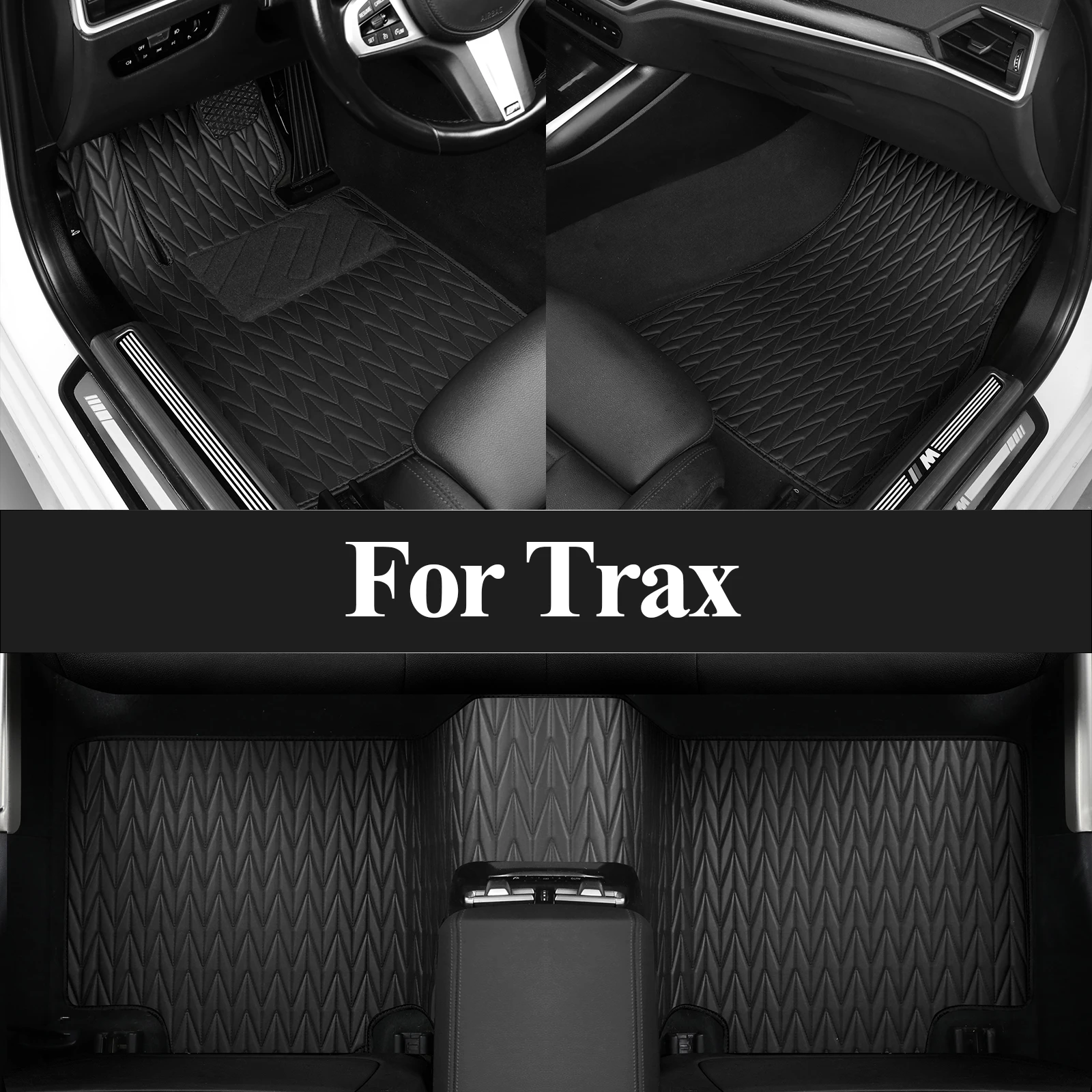 Chevrolet Trax 2014-2022 카펫 커버 방수 미끄럼 방지 보호 장치 액세서리 부품 용 맞춤형 자동차 바닥 매트