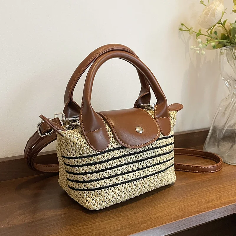 

Designer Straw Crossbody Bag Fashion Women Designer Package 2025 Trend Hobos Bag Luxury Lady Shoulder Bags Beach Handbag