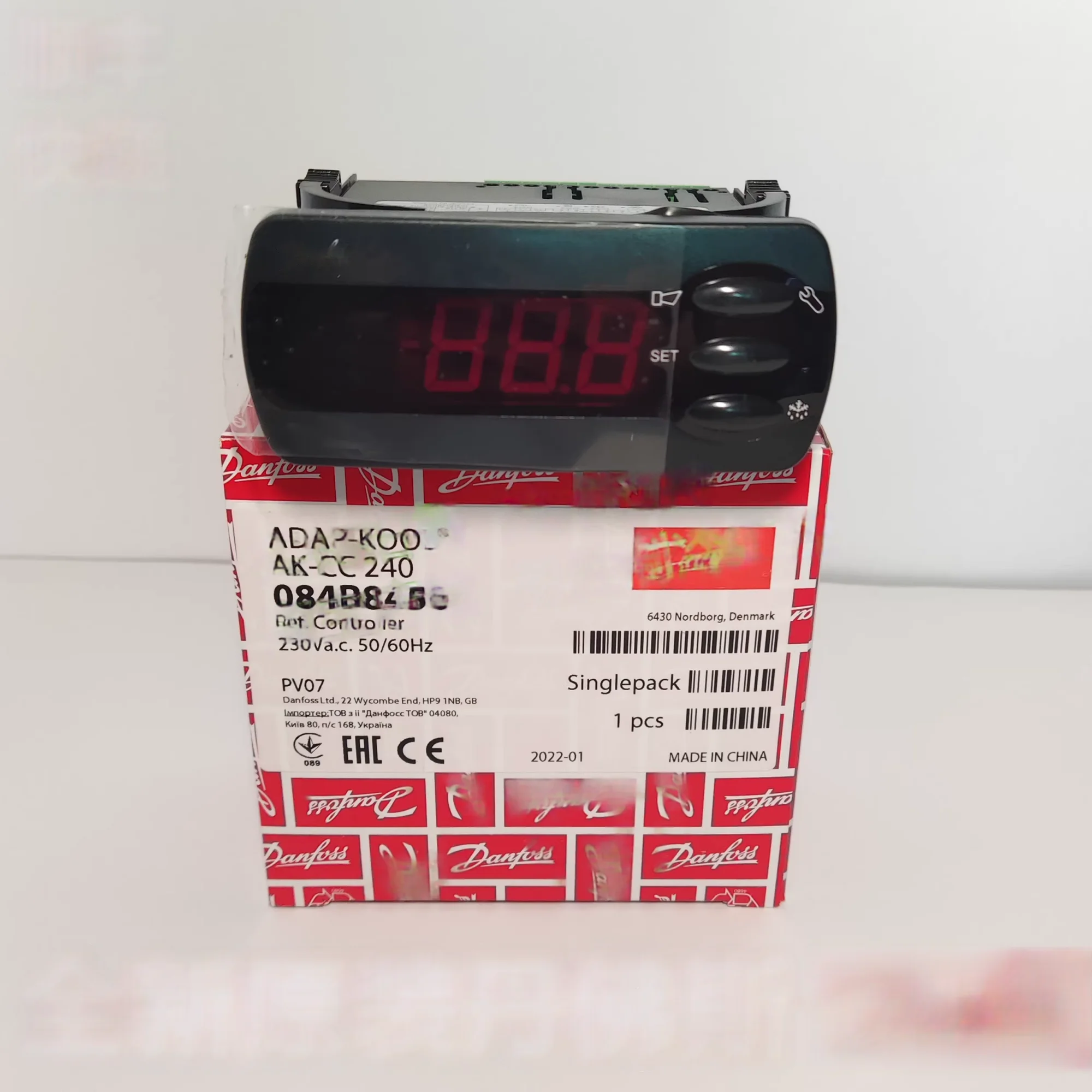 

Новинка для контроллеров Danfoss: AK-CC240 (084B8450), AK-CC210 (084B8520), AK-CC250A (084B8528)