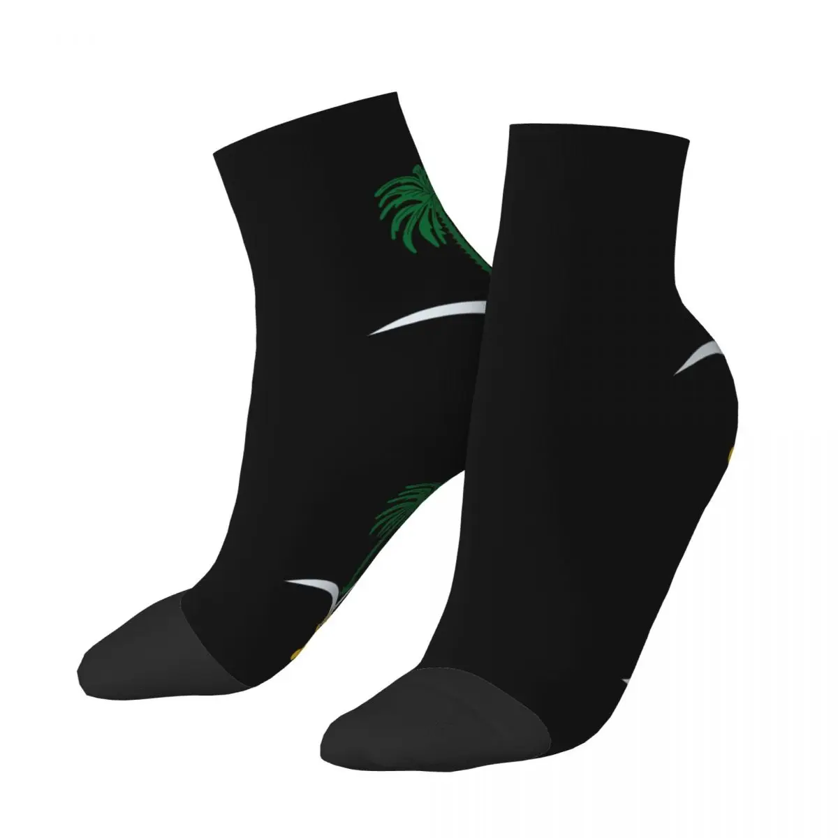 Emblem Of Saudi Arabia Dress Socks for Men Women Warm Fashion Crew Socks