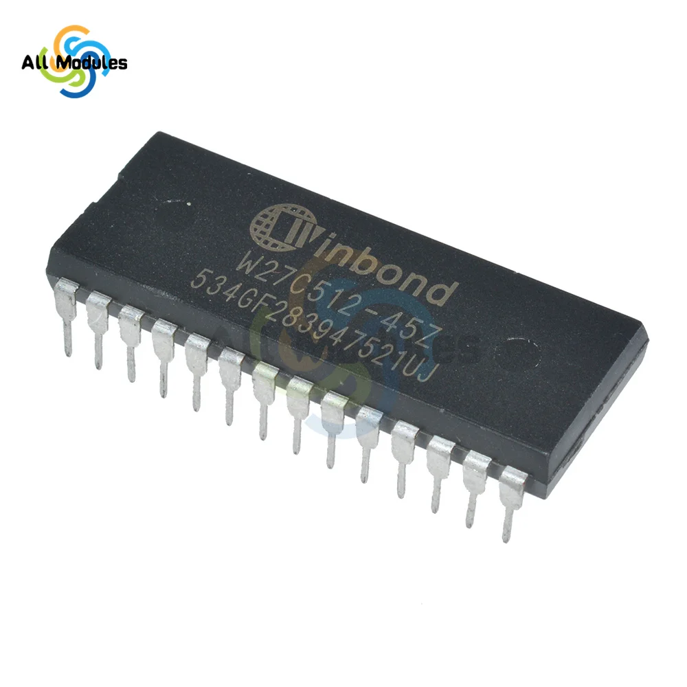 IC Chips W27C512 W27C512-45Z 28DIP IC EEPROM 512KBIT Original Integrated Circuits