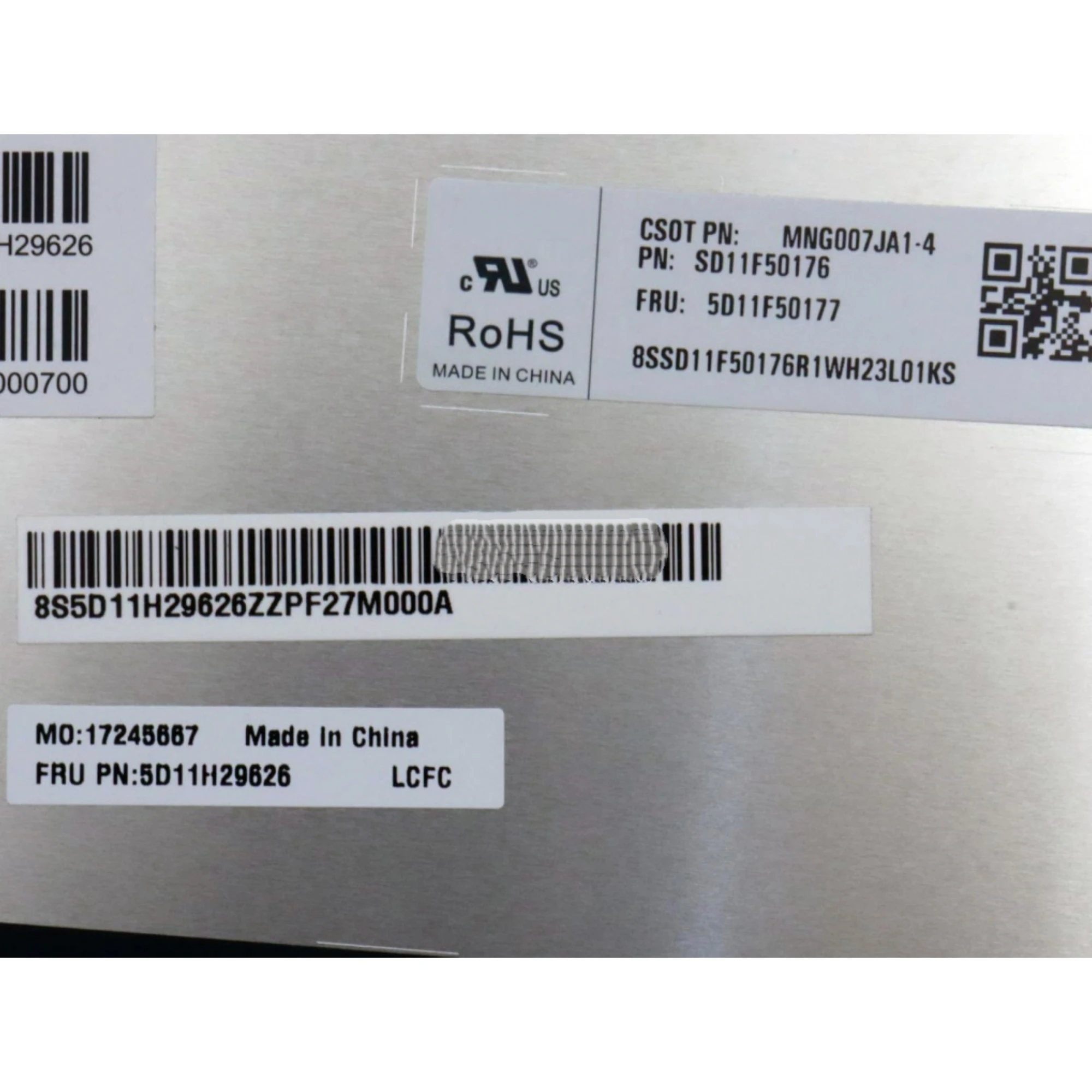 

MNG007JA1-4 for Lenovo Legion 5 Pro 16IAH7H 82RF 5-16iah 16IAH7 16 Inch NV160WUM-NY2 NE160WUM-NX2 Laptop LCD Screen 1920X1200