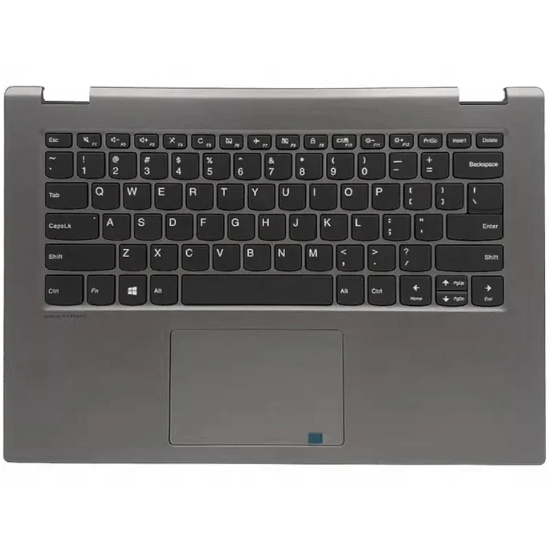 Imagem -04 - Laptop Lcd Tampa Traseira Moldura Frontal Palmrest Superior Base de Fundo Case Dobradiça do Teclado Yoga 52014 520-14ikb Flex5-1470 Novo