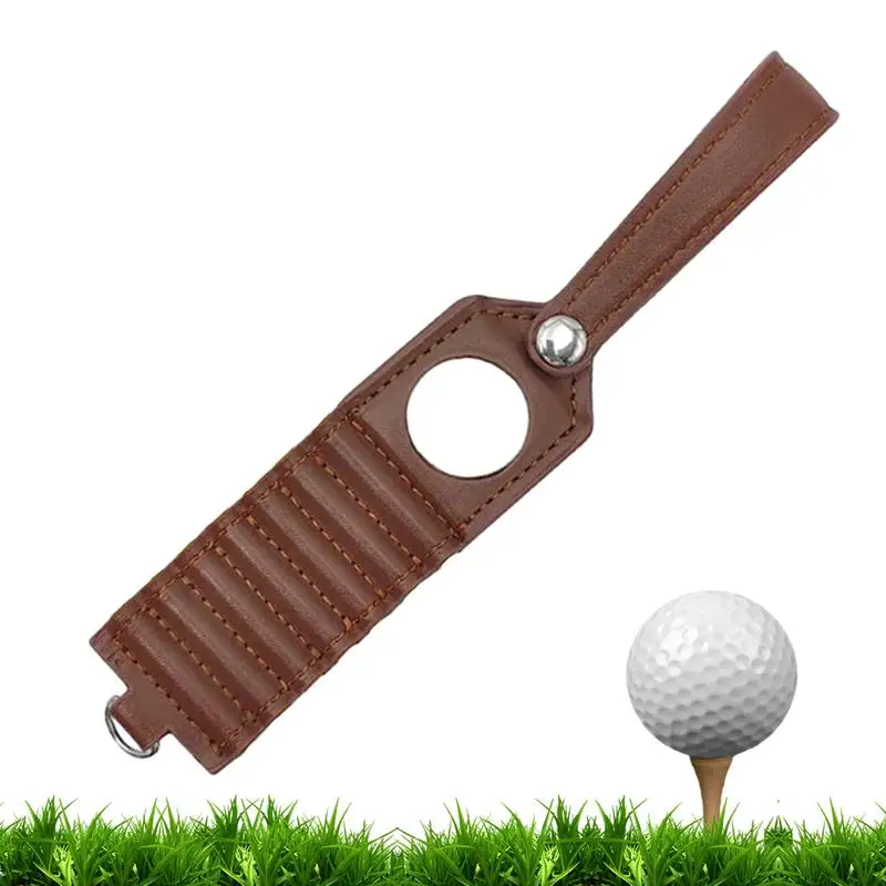 Support de tee pour sac de golf, ceinture de rangement en PU, étiquette de sac de tees de golf, étui de rangement durable, accessoires pour 7 tees, questionand