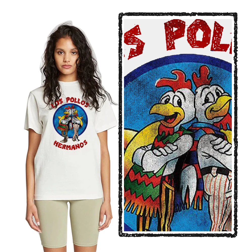 Summer Short Sleeved Men's High Quality T-shirt 100% Cotton Breaking Bad LOS POLLOS Print Casual Funny T-shirt Male Tees Tops