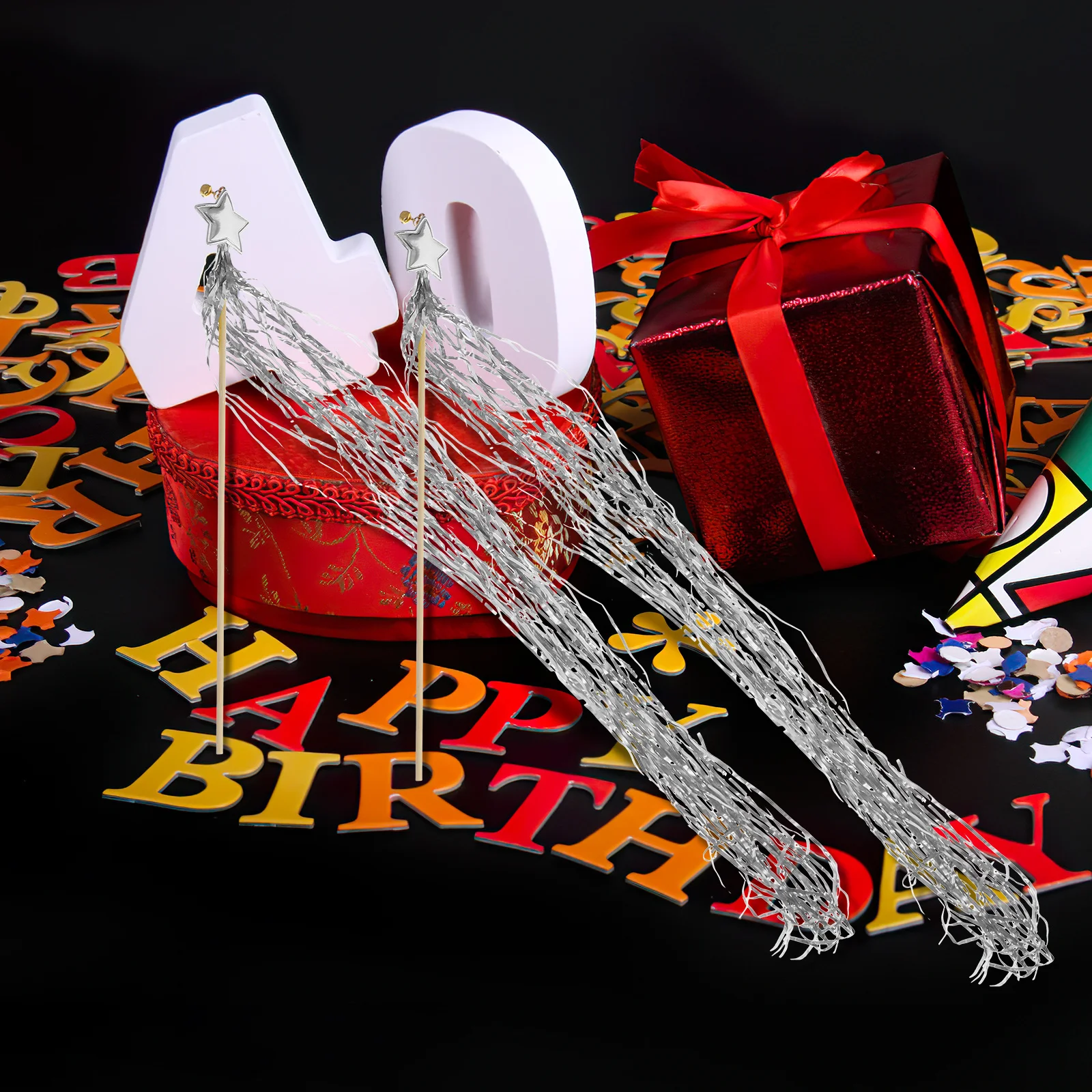 

10 шт., звездные волшебные палочки, костюм для девочек, реквизит, красочная мишура, вечерние сувениры для Хэллоуина, дня рождения, свадьбы, косплея