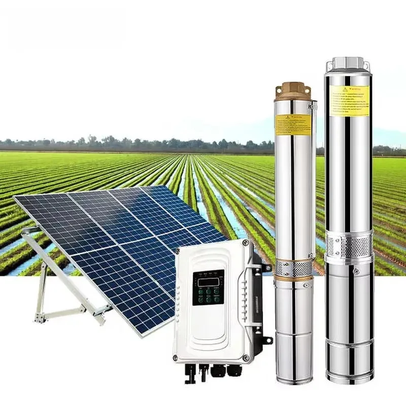 48V Brushless Submersible Solar Water Pump for Agricultural Well Drilling