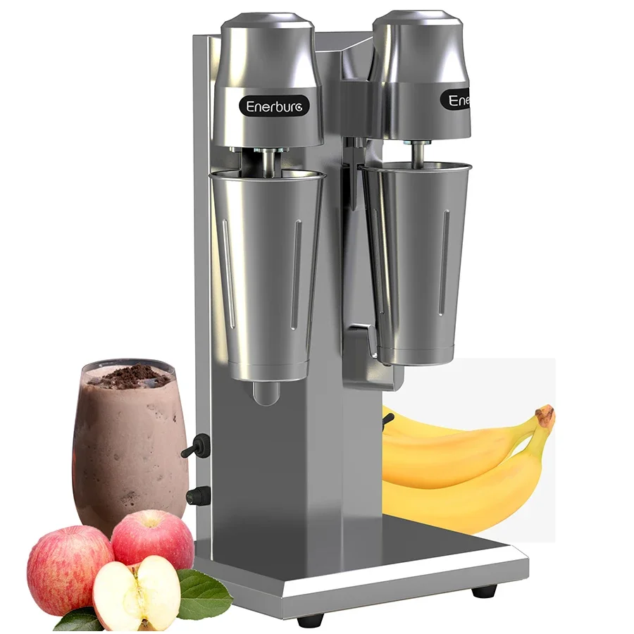 Hot selling commercial electric double stainless steel milkshake ice cream and milkshake machine