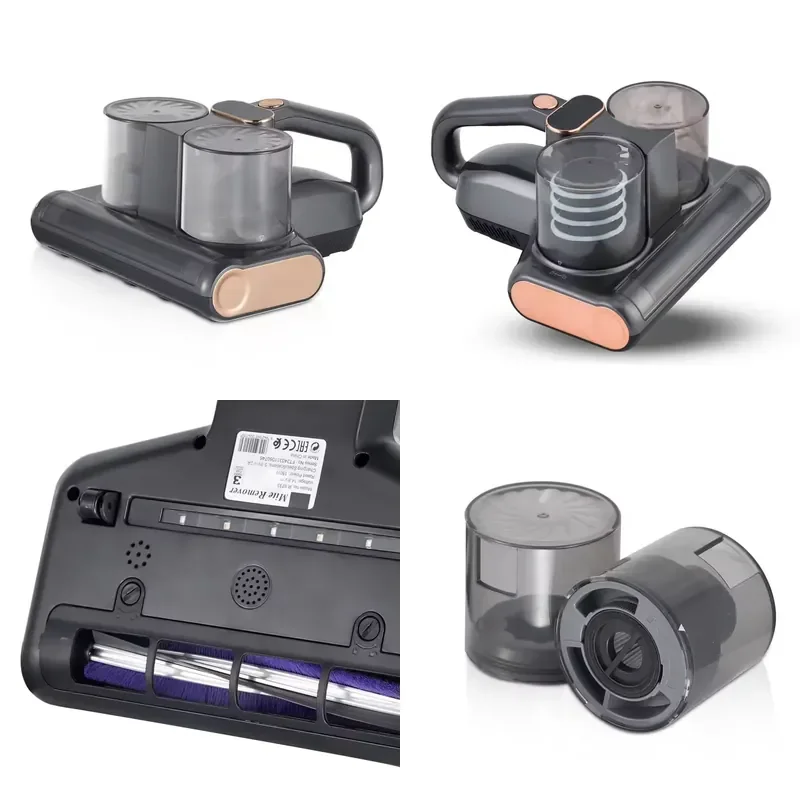 New 150W Large Suction Force LED Display Double Cup Separation Efficient Mite Remover