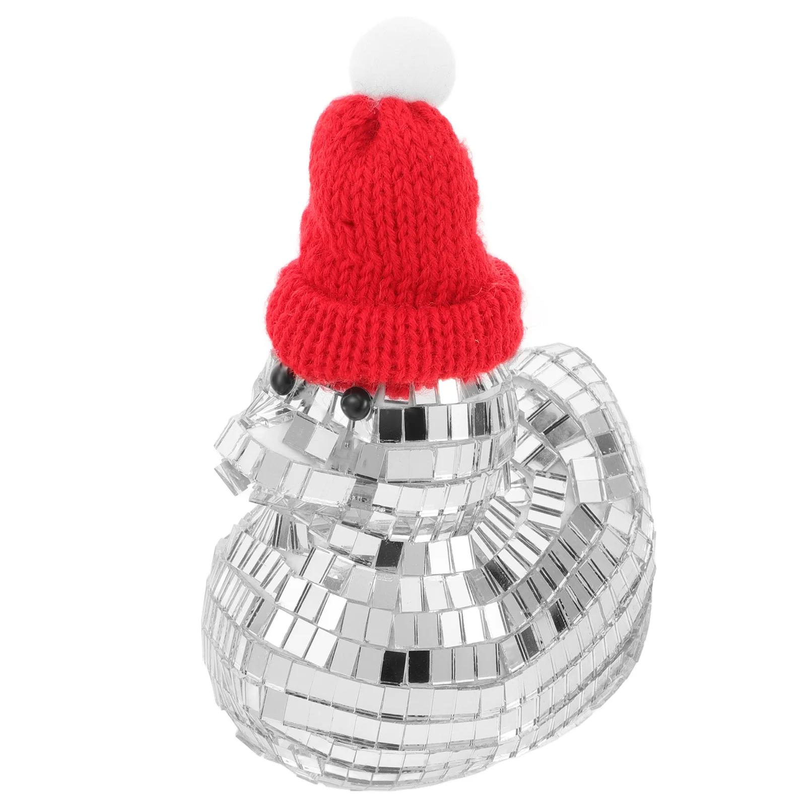 

Duck Disco Ornament Cute Reflective Animal Figurine for Desktop Holiday Party Home Decoration