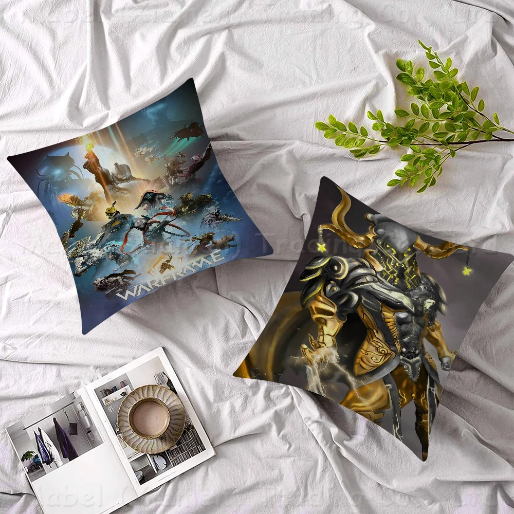 WarframeS Video Games Cushion Cover Pillowcase Upholstery Sofa Throw Pillow Home Decor Pillowcas