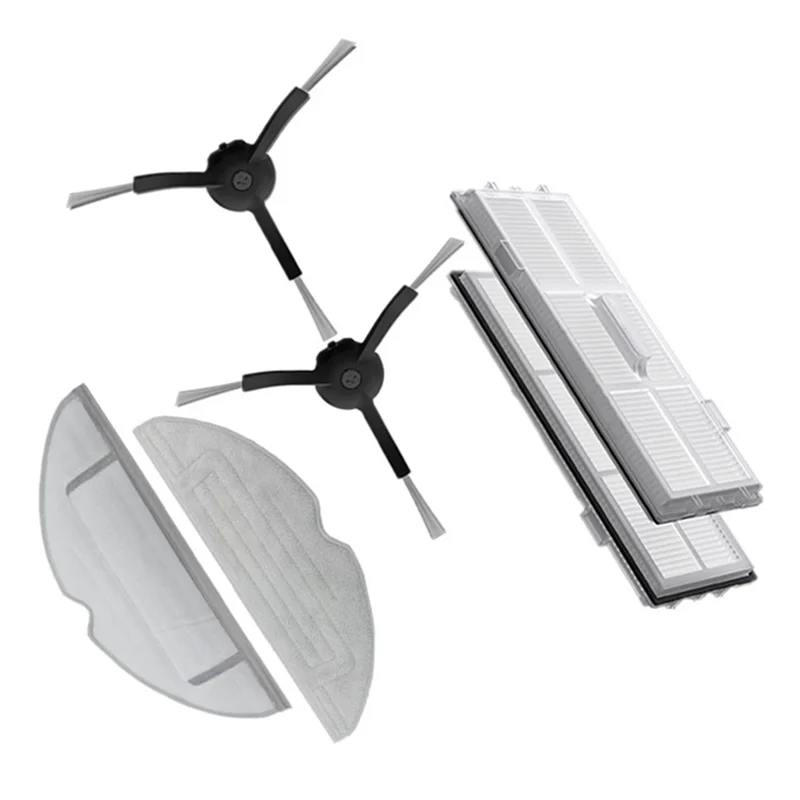 สำหรับ roborock S8 S8 + อะไหล่เครื่องดูดฝุ่น + แปรงข้างอุปกรณ์เสริมแปรงถูผ้าอุปกรณ์เสริมตัวกรอง HEPA