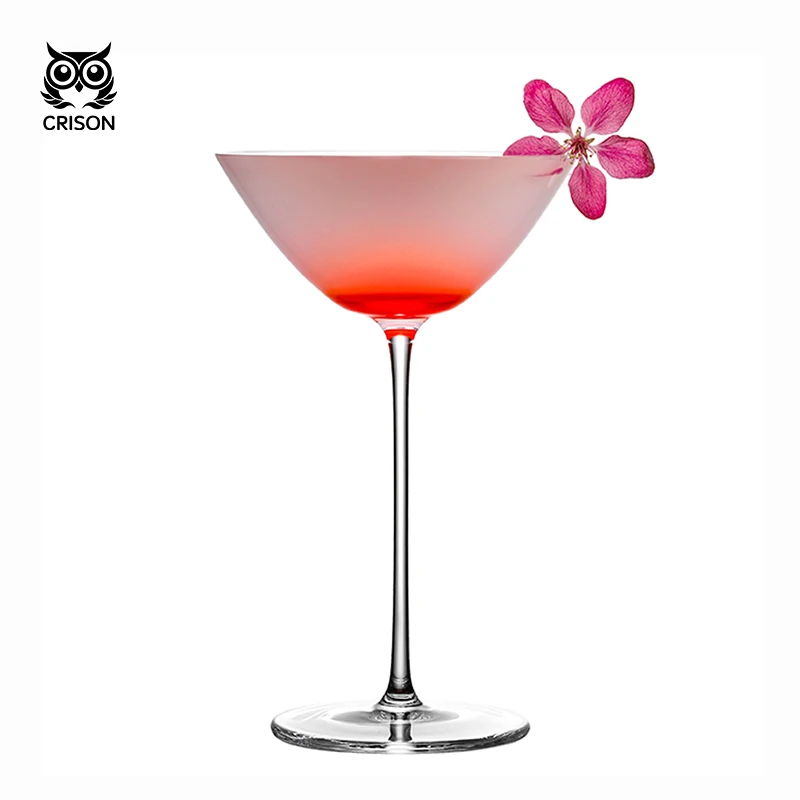 

CRISON ODN01 Nordic Style Crystal Glass Cocktail Cup for Professional Bartenders Martini Cup 155ML