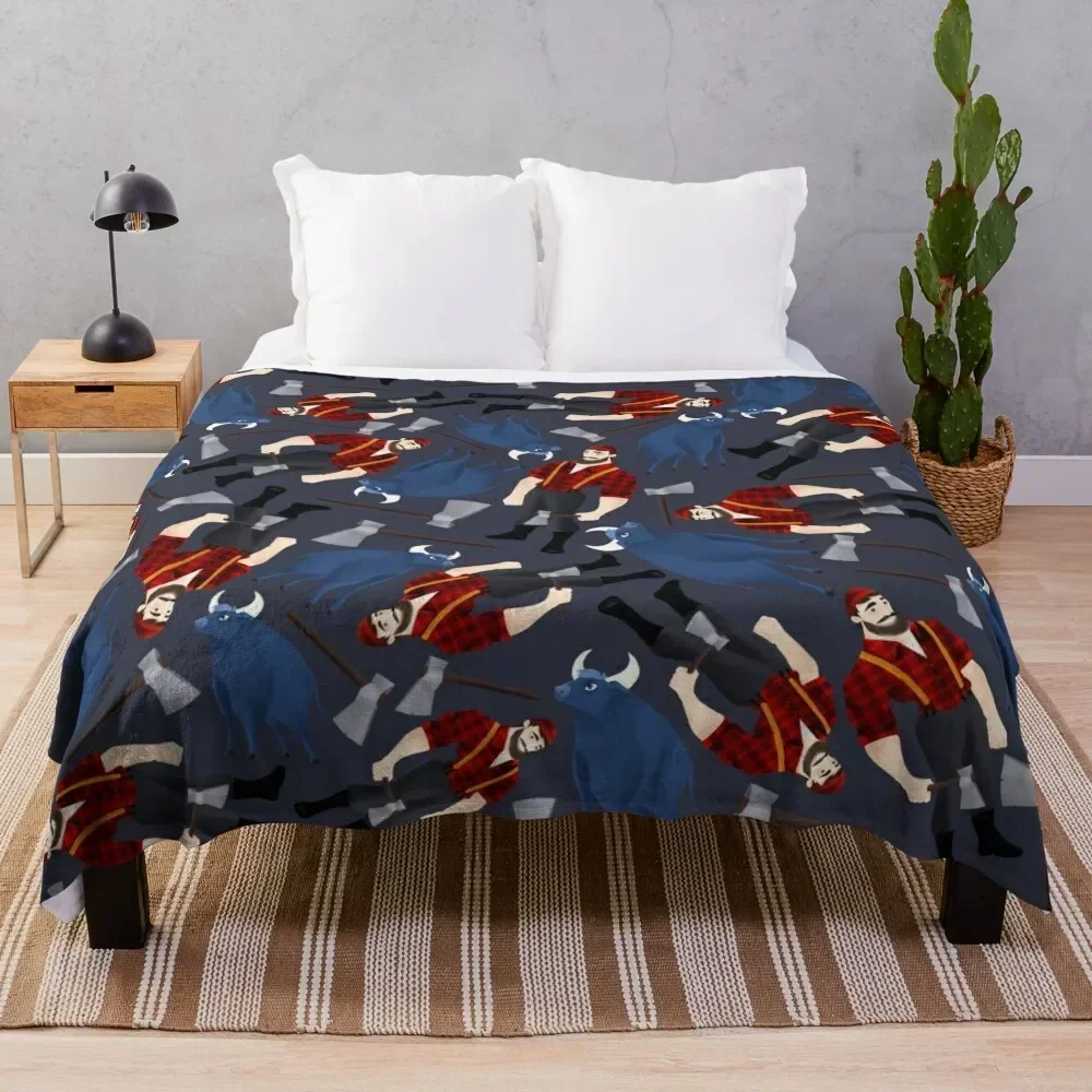 

Paul Bunyan Throw Blanket Single Multi-Purpose Blankets