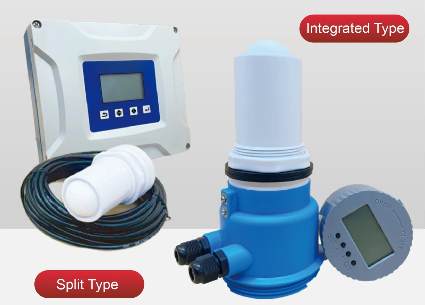 80GHz Integrated Separated Type Water Level Meter Differential Level Meter 4‑20mA RS485 Senso SLD-RDY80 Radar Level Transmitter