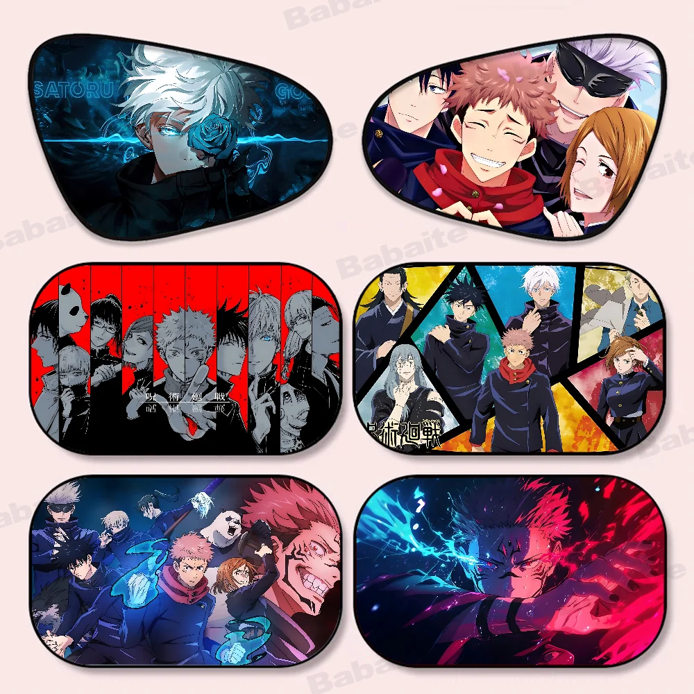 Jujutsu Kaisen Anime Classic Vintage Car Sunshade Front Sunscreen Heat Insulation Cooling Aluminum Summer Car With
