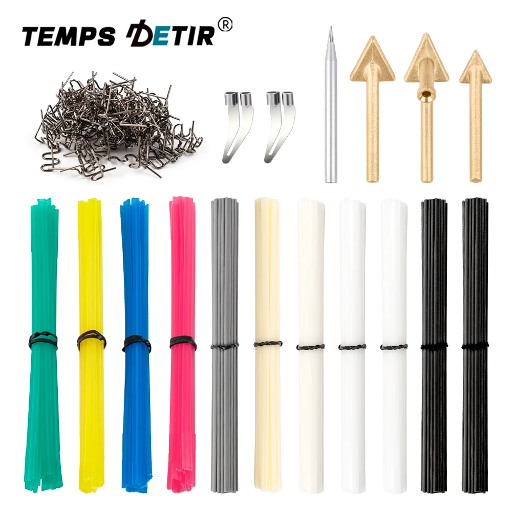 

Durable Welding Tools Kits Welding Rods PP PE PVC ABS / Welding Nail/ Universal Replacement Repair Heads Soldering Accessories
