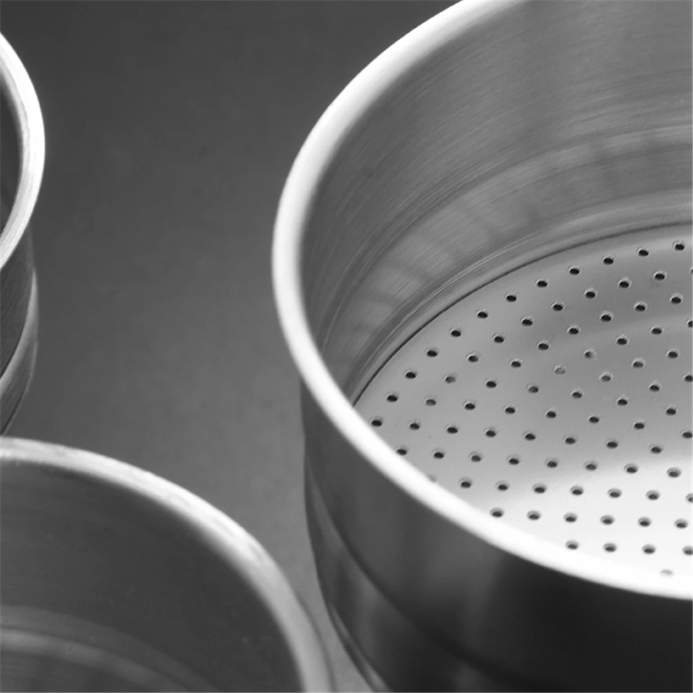 Moka Express Replacement Funnel Kits Stainless Steel Funnel Filter Plate With Espresso Coffee Gasket Seals Coffee Accessories