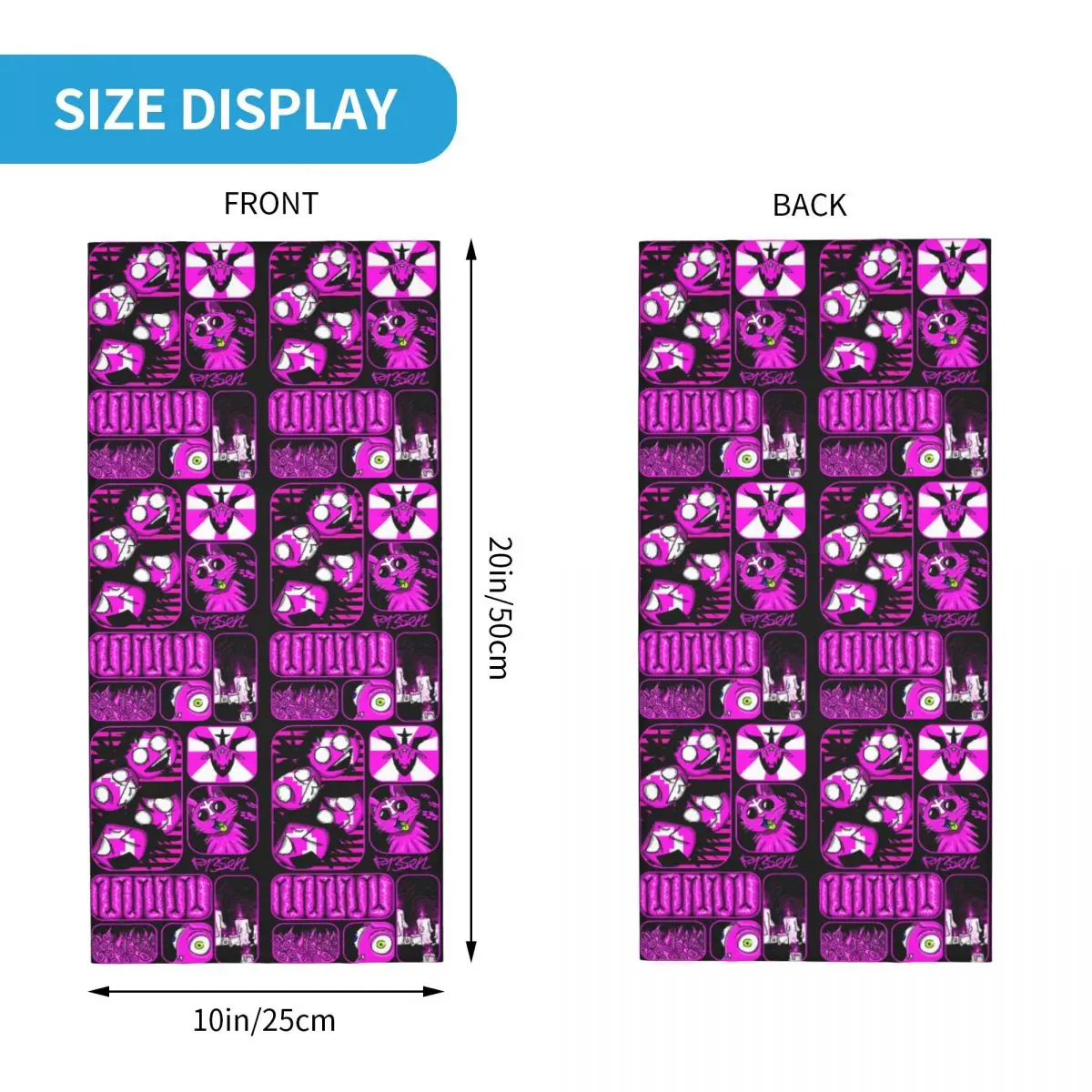 Msi Mindless الهيب هوب روك الذاتي Indulgence باندانا غطاء الرقبة المطبوعة التفاف وشاح متعدد الاستخدام أغطية الرأس للرجال النساء الكبار يندبروف #5
