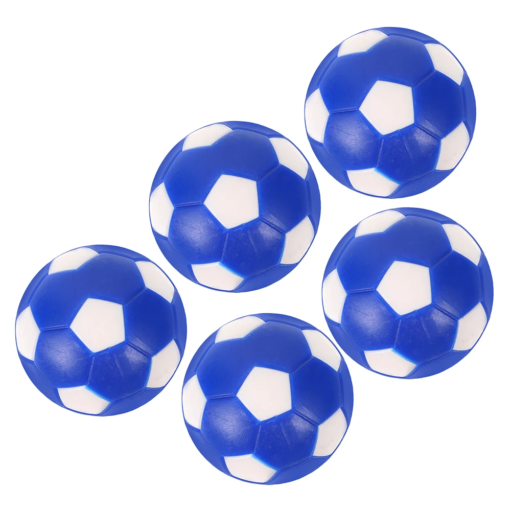 

5pcs Footballs Pvc Mini Soccer Balls Replaceable Foosball Table Balls For Desktop Soccer Durable Table Football Accessories