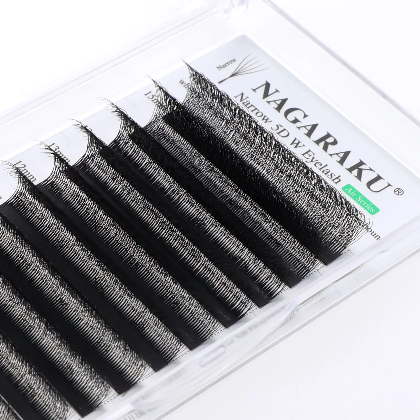 NAGARAKU V-Form Schmale 5D W Wimpernverlängerung Natürlich Weich Kleiner Fächer Flauschiger Look Mesh Volumen Vorgefertigte Wimpern – Detail 14