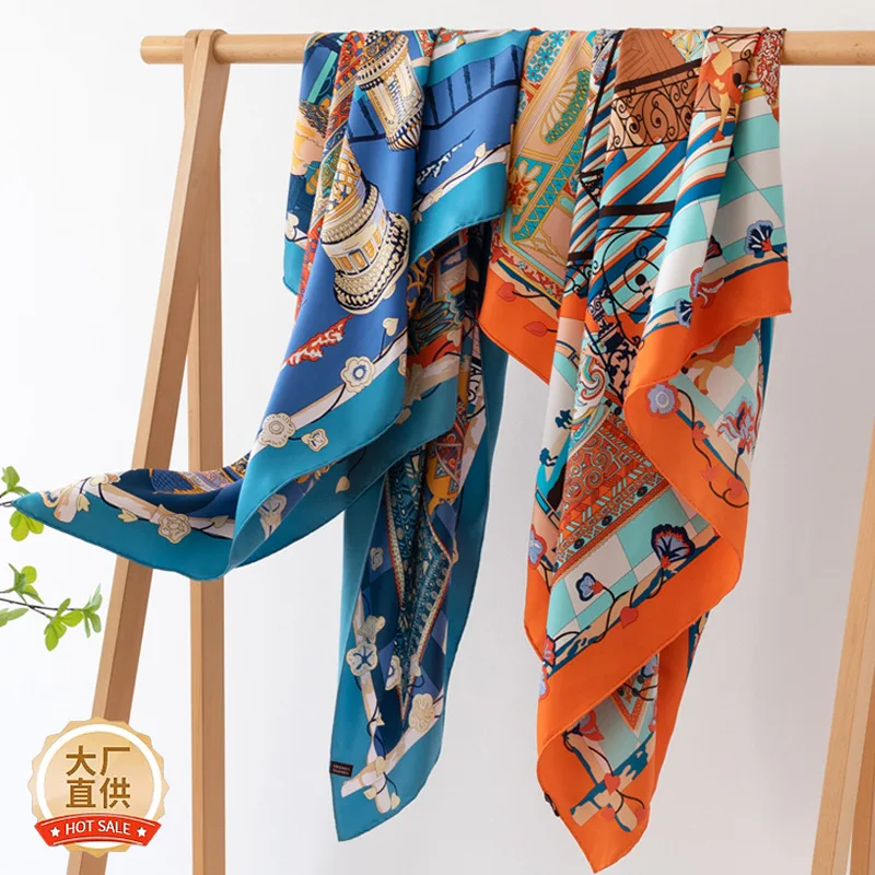 

to Give Mom Gift for Mother-in-Law Scarf Design Fashion Square Matching Shirt All-Matching Shawl
