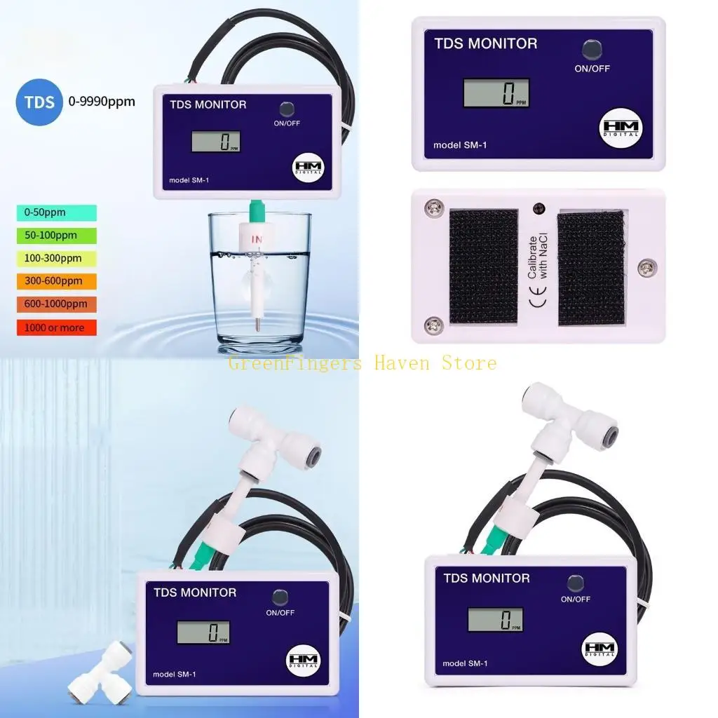 

F68D Digital Meter 0-9990ppm Water Tester Aquariums Filter Monitors