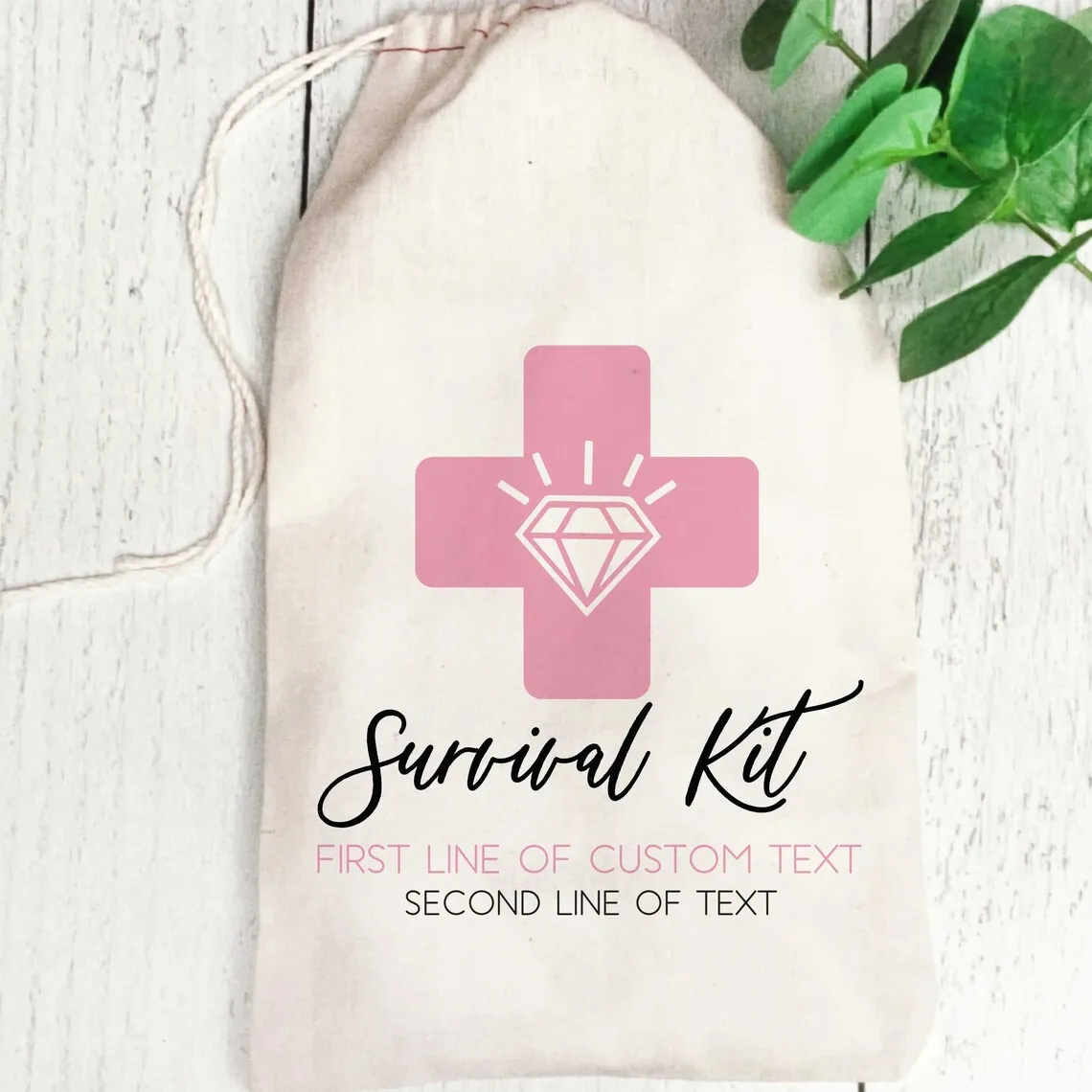 20pcs Custom Survival Kit Bags, Bachelorette Party Favors, Birthday Favor Bags - Custom Hangover Recovery Kits for Girls Trip