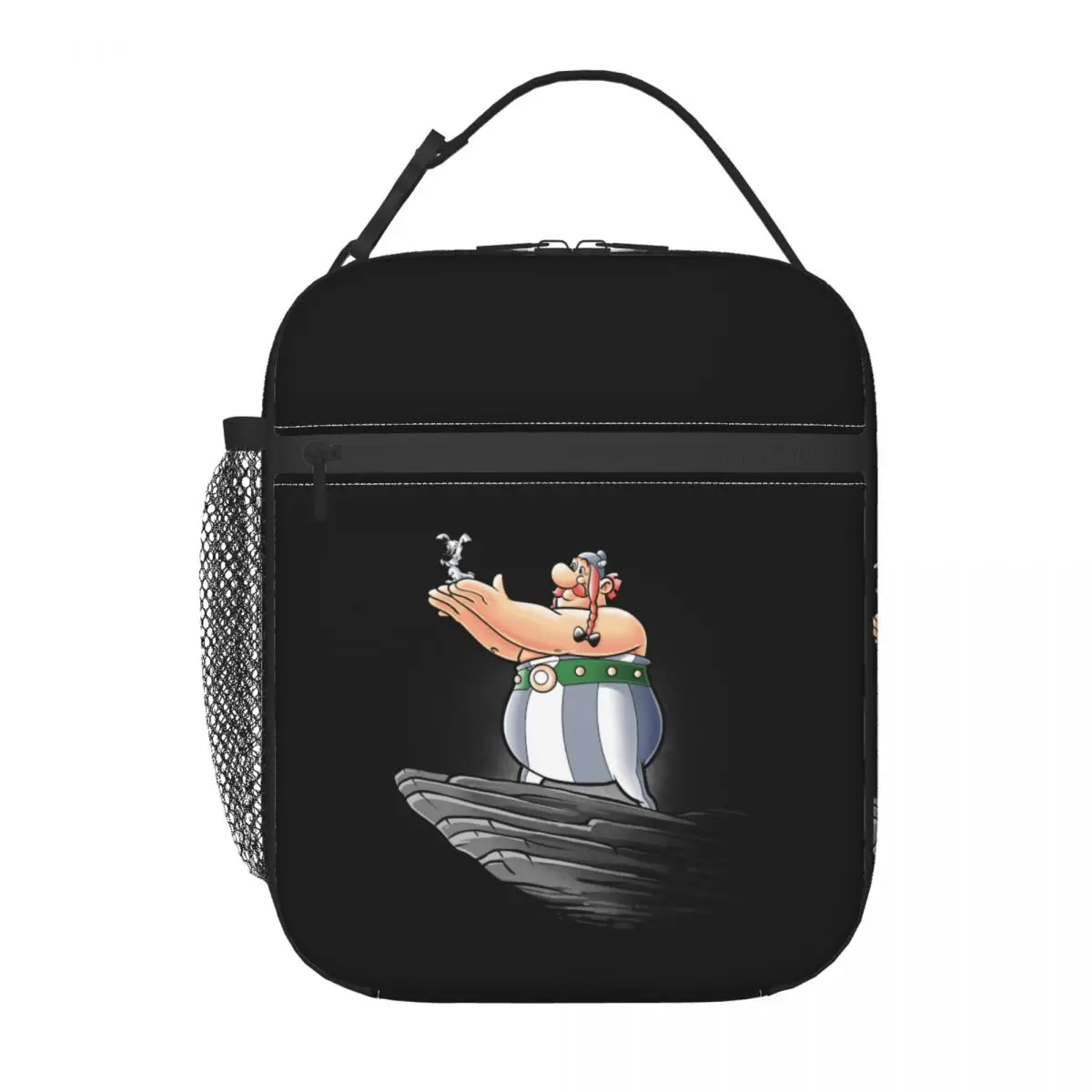 Custom Dogmatix Asterix And Obelix Lunch Bag Women Thermal Cooler Insulated Lunch Box for Kids School