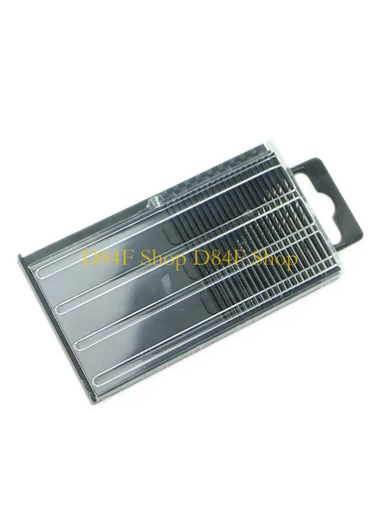 

D84F 20 шт., набор мини-крошечных спиральных сверл Micro HSS 0,3–1,6 мм, модель для рукоделия с C