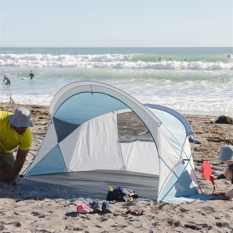 

Folding High Quality Waterproof Custom Logo Camping Outdoor Tent New Arrival for 3-4person Factory Wholesale