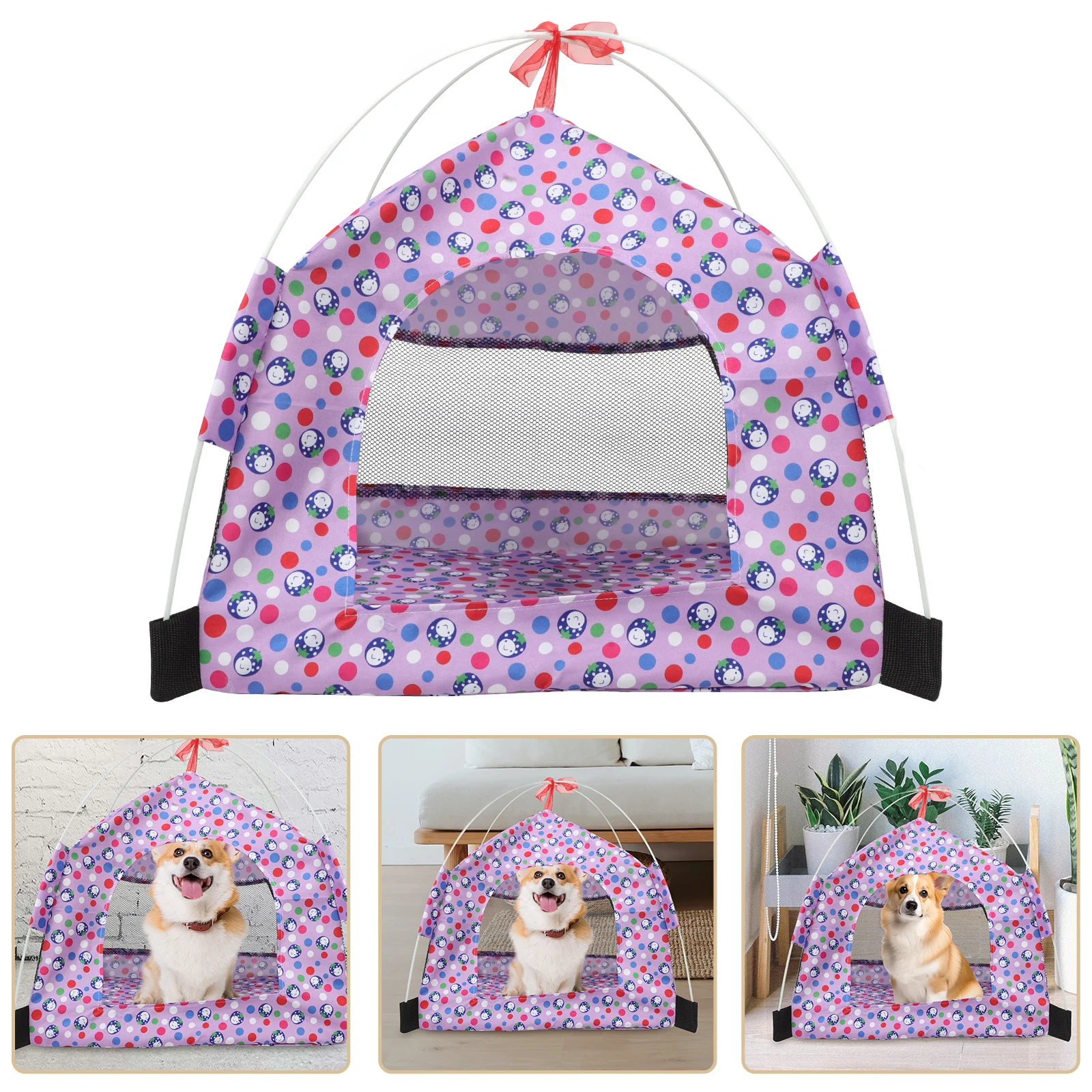 Tente pour animaux de compagnie, voyage en plein air, abri solaire pour chien, maison, exposition, chat, tournoi pratique