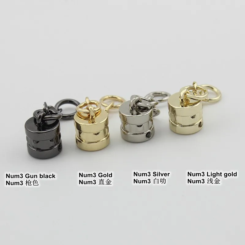 10-50pcs fringe metal Chain bell tassel pendant handbag tassel cap hanger hardware bags accessories screw connector hanger