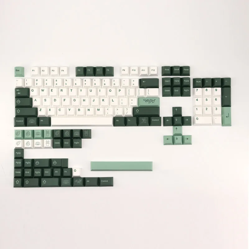 143 Keys GMK Botanical Keycaps PBT DYE-Sublimation Mechanical Keyboard Keycap Cherry Profile For MX Switch