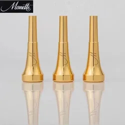 Monette Bb Trumpet Mouthpiece 7C 5C 3C 1.5C Size Pro Silver/Gold Plated Copper Musical Brass Instruments Trumpet Accessories