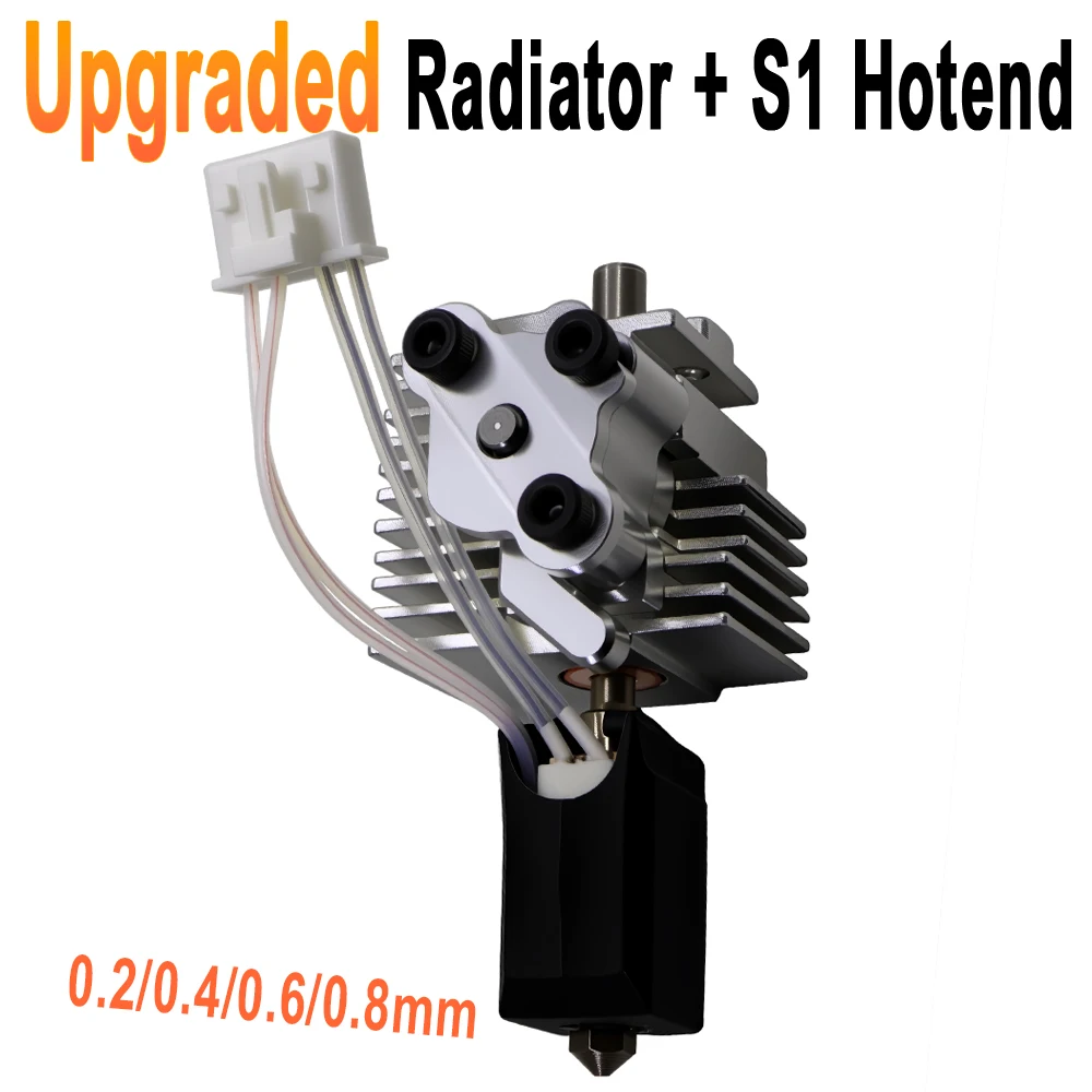 

Newly Upgraded 3D Printer Parts: Quick-Release + Ceramic Hotend, Compatible with Anycubic Kobra S1 Combo Main Unit/S1C Model