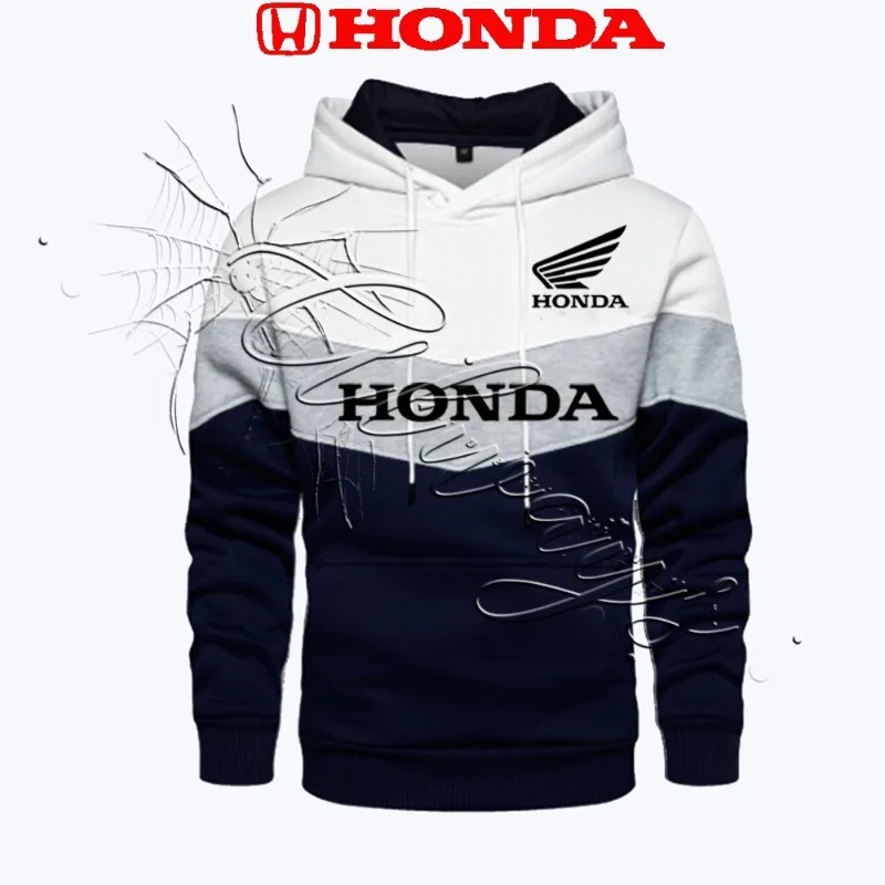 

Осень/зима 2026, Honda HRC, гоночные энтузиасты, спортивная толстовка на открытом воздухе, мужская мото, внедорожный горный велосипед, теплая толстовка с капюшоном