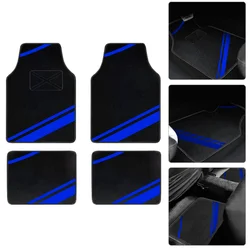 4pcs Car Floor Mats Universal Carpet Full Set Auto Accessories Automobile Foot Pads tapis de sol voiture alfombrillas para autos