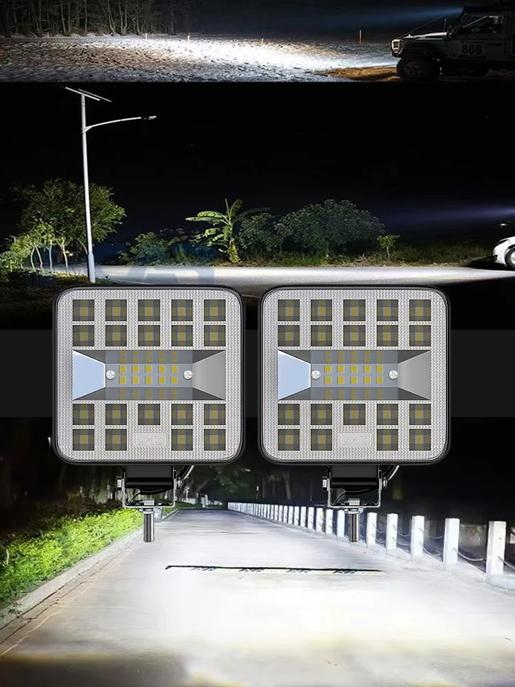 

2PCS /4PCS Work Light 12V-30V 48W LED Light Bar For Car Motorcycle Tractor Boat Truck 4X4 SUV ATV Off Road LED Headlights