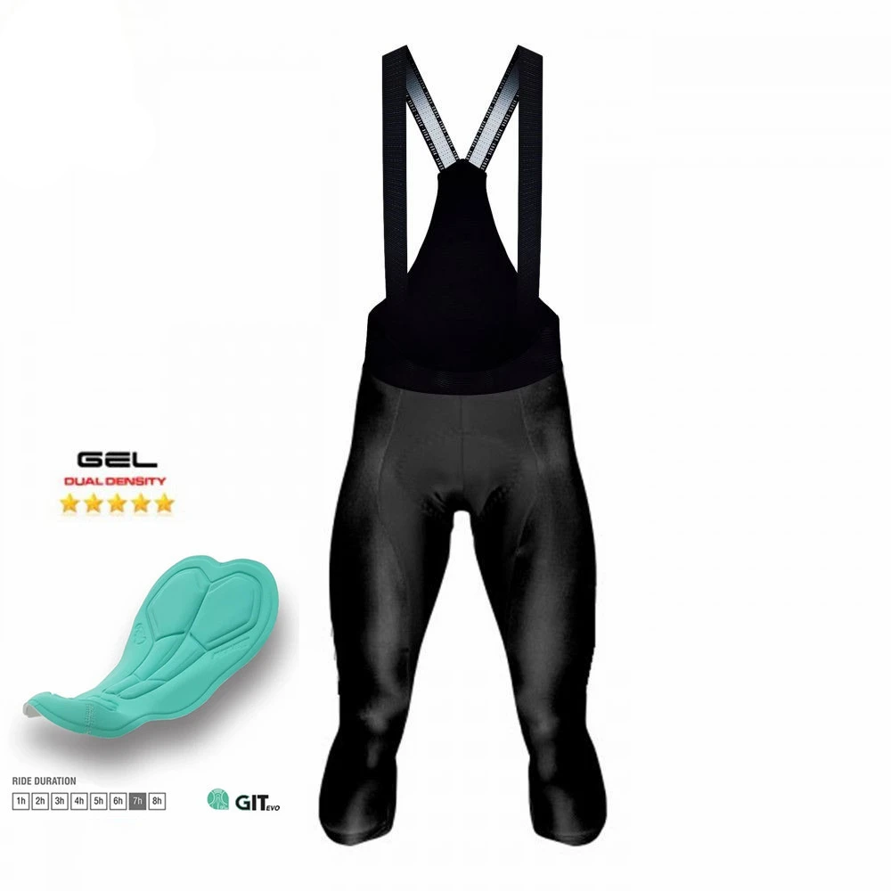 

Built-in multiple styles New Cycling 3/4 Bib Short MTB Bibs Knickers Cropped Bicycle Pants Road Bicycling Tights Gel Pad Pants