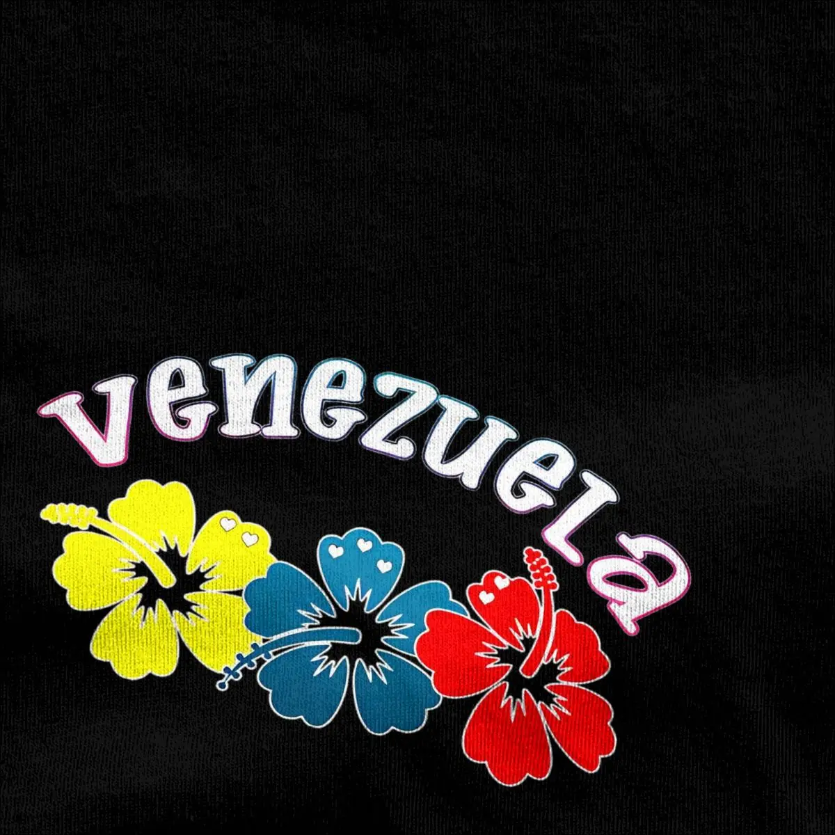 Couple T Shirt Venezuela Hibiscus Flag T-Shirts Trending Summer Tees Vintage Custom Logo Cotton Tops Plus Size 5XL