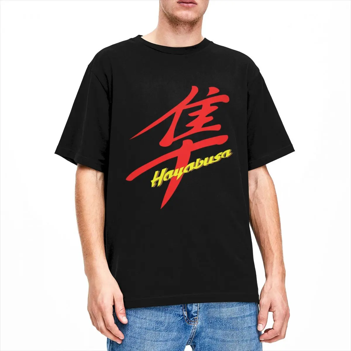 Hayabusa Motorbike Men Women T Shirt Japan Motorcyle Merchandise Funny Tee Shirt Short Sleeve T-Shirts 100% Cotton Summer Tops